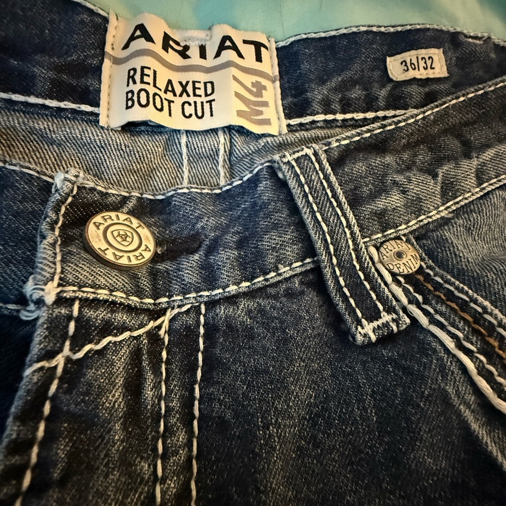 Ariat Men's Bootcut Jeans - Dark Blue